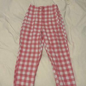 ZARA GINGHAM PANTS